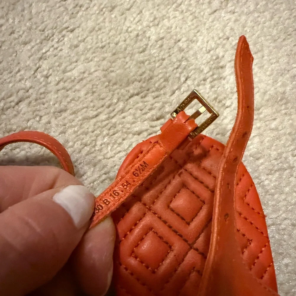 Tory Burch Orange Sandals - Picture 4 of 6